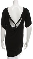 Thumbnail for your product : CNC Costume National Chiffon Back Knit Top