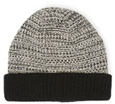 Thumbnail for your product : Topman Men's Marled Knit Beanie - Black