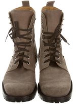 Thumbnail for your product : Dolce & Gabbana Suede Combat Boots