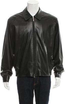Brioni Lightweight Leather Jacket