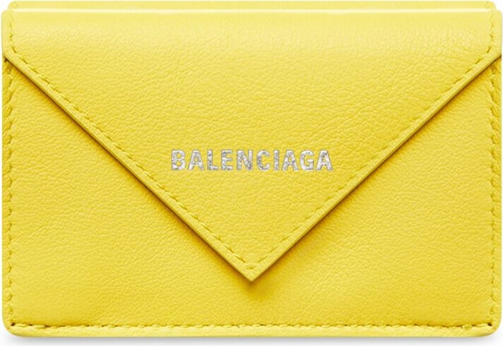 Balenciaga New Papier Leather Coin Purse - Farfetch
