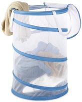 Thumbnail for your product : Whitmor 6155-699 18" Collapsible Hamper, Wht W/ Blue Trim