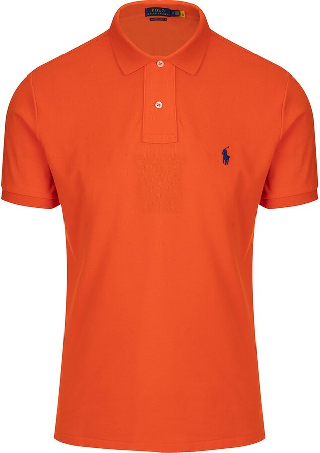Polo Ralph Lauren Logo Embroidered Polo Shirt - ShopStyle