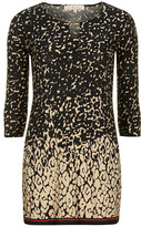 Thumbnail for your product : Camo Billie and Blossom  black and gold slinky dress