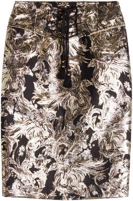 Roberto Cavalli Skirt with Metallic Thread