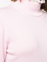 Thumbnail for your product : Undercover Ruffle-Neck Long Sleeved Top