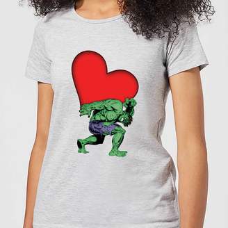 Marvel Comics Hulk Heart Women's T-Shirt