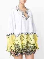 Thumbnail for your product : Emilio Pucci crocheted design blouse