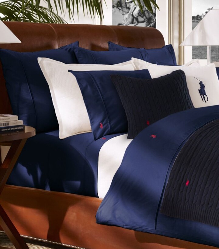 Ralph Lauren Home Polo Player Double Fitted Sheet (140Cm X 200Cm) -  ShopStyle