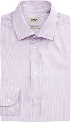 Armani Collezioni Herringbone cotton shirt