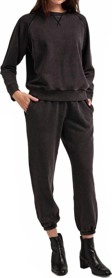 Richer Poorer Unisex Classic Sweatshirt In Mineral Black