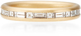 Thumbnail for your product : Me & Ro Fine Band With Champagne Diamond Baguettes