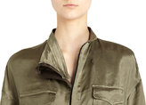 Thumbnail for your product : Haider Ackermann Asymmetric Collar Long Sleeve Blouse