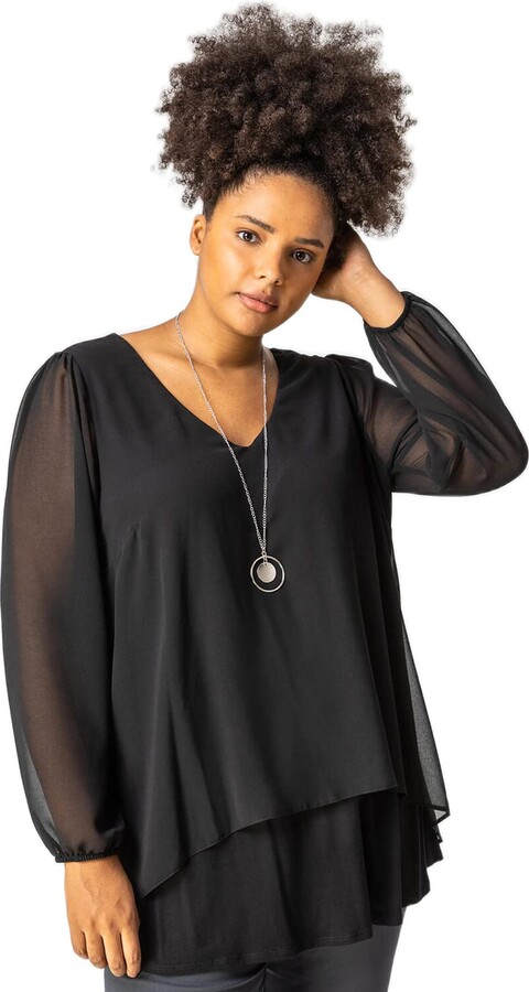 Evening Tops Romans Plus Size Tops Black Tops Roman Originals