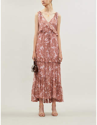 Diane von Furstenberg Misha floral-pattern silk maxi dress