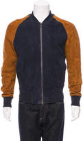 Thumbnail for your product : Ami Alexandre Mattiussi Suede Bomber Jacket