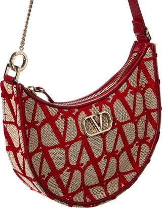 Valentino Vlogo Signature Toile Iconographe Canvas & Leather