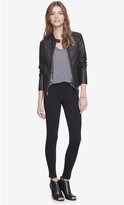 Thumbnail for your product : Express Ponte Knit Seamed Ankle Zip Legging