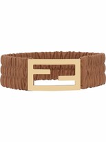 Thumbnail for your product : Fendi FF logo plaque belt