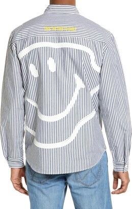 LEE JEANS Smiley® x Lee Smiley Stripe Long Sleeve Button-Up Shirt -  ShopStyle