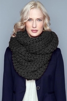 Thumbnail for your product : Paula Bianco Chunky Infinity Scarf in Charcoal