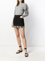 Thumbnail for your product : Wandering Crystal Embellished Mini Skirt