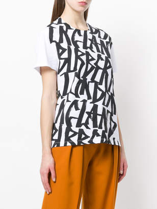 Burberry front-printed T-shirt