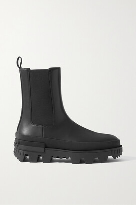 Moncler Coralyne Leather Chelsea Boots