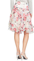Thumbnail for your product : Lauren Ralph Lauren Tiered Floral Skirt