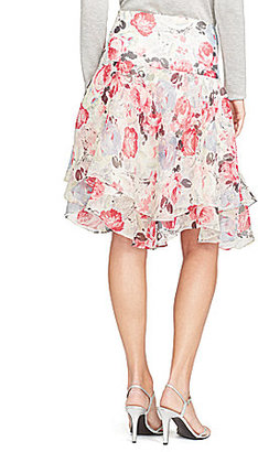 Lauren Ralph Lauren Tiered Floral Skirt