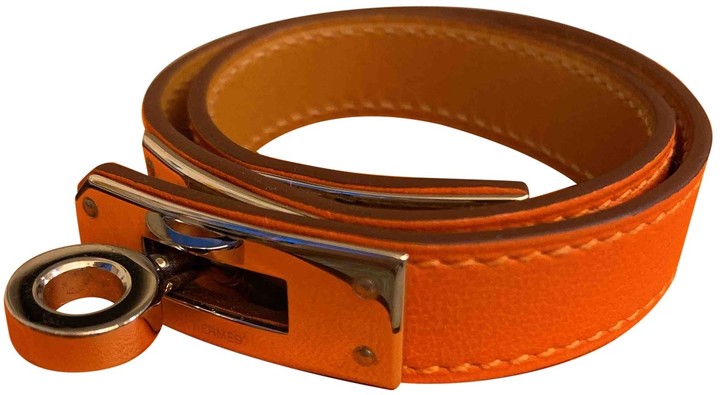 hermès bracelet orange