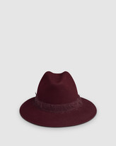 Thumbnail for your product : Kate & Confusion - Women's Red Hats - Florentine Fedora - Size One Size at The Iconic