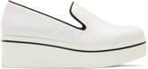 Stella McCartney White Croc Binx Slip-On Sneakers