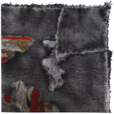 Thumbnail for your product : Avant Toi abstract pattern knitted scarf