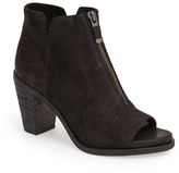 Thumbnail for your product : Eileen Fisher 'Clique' Open Toe Leather Bootie (Women)