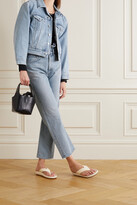 Thumbnail for your product : AGOLDE + Net Sustain Blanca Gathered Organic Denim Jacket