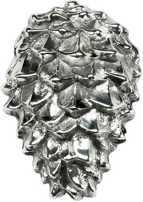 Arthur Court Napkin Holder with Pinecone Weight
