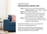 Thumbnail for your product : Apt2B Saxon Velvet Sofa