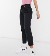 Thumbnail for your product : Monki Taiki high waist mom jeans in black