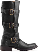 Thumbnail for your product : Fiorentini+Baker Buckled Leather Boots
