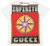 Thumbnail for your product : Gucci Snakes Printed Cotton Jersey T-shirt