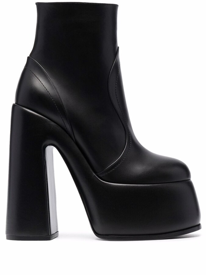 casadei platform ankle boots