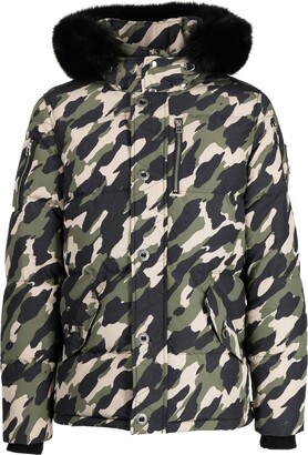 Moose Knuckles Camouflage-Print Padded Coat