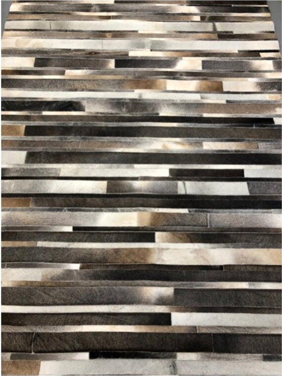 1stDibs Modern Contemporary Area Rug Leather, Hand Stitched, Hide & Skin, Brown, "sixt"