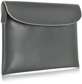 Thumbnail for your product : Marni Dark Green Leather Pochette w/Wool Lining