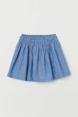 H&M Cotton skirt with smocking