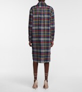Thumbnail for your product : Polo Ralph Lauren Checked cotton midi dress