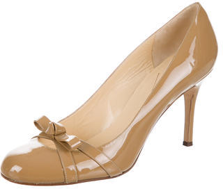 Kate Spade Patent Leather Knot Pumps