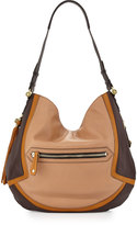 Thumbnail for your product : Oryany Angelique Colorblock Leather Hobo, Nude/Multi