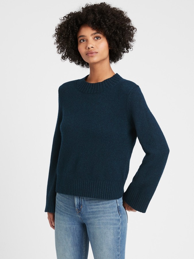 bell sleeve sweater